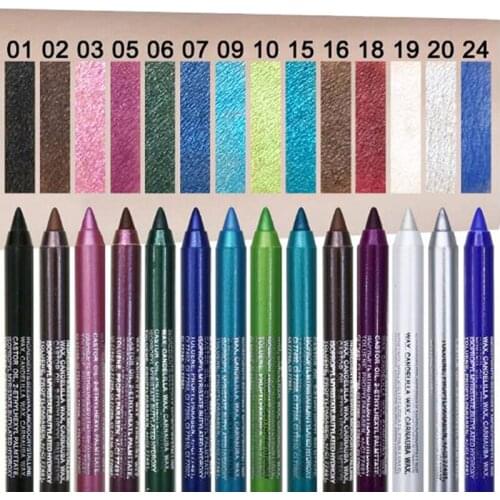 Colorful Eyeliner Pearl Eye Pen Liner Waterproof Long-lasting Eye Shadows Pencil Comestics Not Blooming