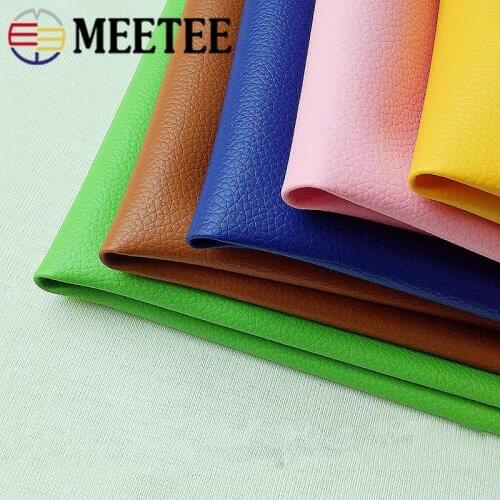 Meetee 50x137cm Self-adhesive PU Synthetic Leather Soft Fabric for Sofa Home Textile Car Seat Bags Decor DIY Accessories SL212