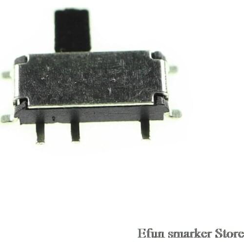 Mini 7-Pin On/Off 1P2T SPDT MSK-12C02 SMD Toggle Slide Switch For MP3 MP4 Black handle 7Pin Micro Switch patch New