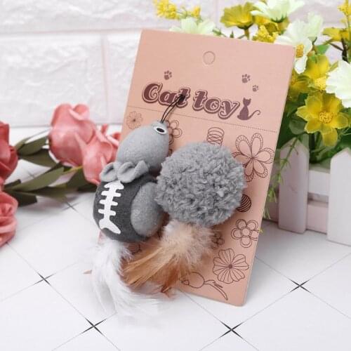 Mice Animal Cat Toys Catnip InteractiveToy Christmas Pet Products For Kittens