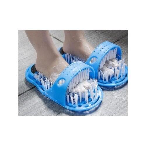 Pumice Stone with Suction Cups Brushed Foot Wash Slipper Easy Feet Bathroom