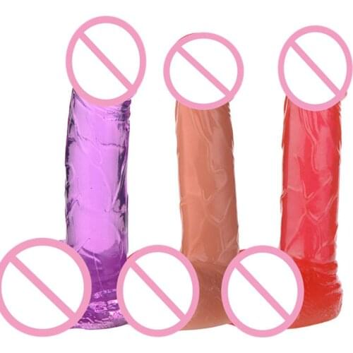 Cock Erotic Toys Artificial Realistic silicone Penis Prostate Massage Mini Anal soft Dildo Sex Toys for Women Gay Masturbation