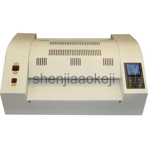 Professional Pouch laminator plastic sealing machine Plastic Photo Laminating machine 8 glue roller Laminator 330mm 1pc