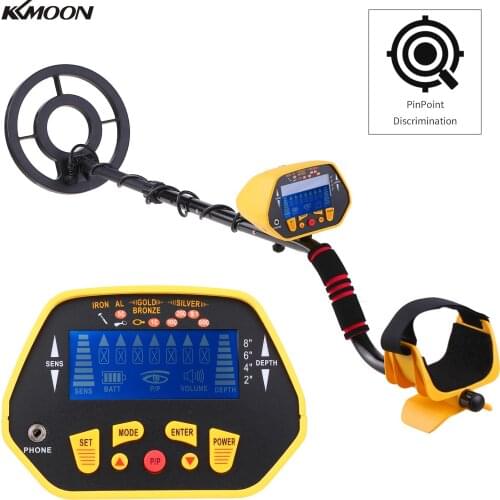 KKMOON Professional Underground Metal Detector Finder High Sensitivity Adjustable Waterproof Treasure Hunter LCD Display