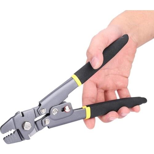 Wire Leader Rope Hand Crimping Fishing Pliers Tools Set For Copper And Aluminum Oval Sleeves And Stop Sleeves From 0.1mm-2.2mm