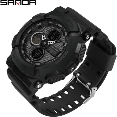 SANDA New Fashion Ladies Sports Digital Watch Multifunctional Waterproof Watch Digital Ladies Clock Leisure Orologio da donna