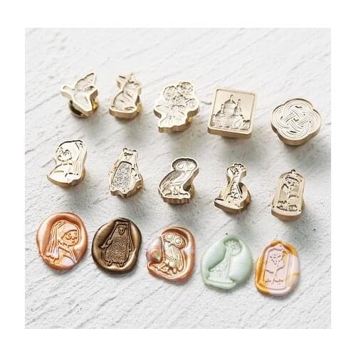 Special Wax Seal Handbook Lacquer Seal Chapter Head Envelope Sealing Wax Stamp Greeting Card Invitation Gift Handbook Seal