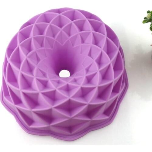 Silicone Grid Single Big birds Nest Cake Mold Cake Soap Pudding Jelly Candy Cookie Mold Mould Pan Bakeware H643