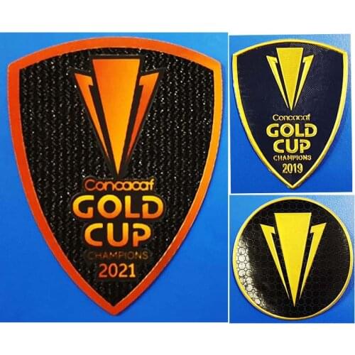 2021 GOLD CUP CHAMPIONS FOOTBALL BADGES HEAT TRANSFER Thermocollant Soccer Badge PATCHES