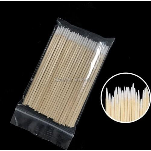 500pcs 7CM Eyelash Extension Glue Removing Tool Cotton Swab Cosmetic Applicator Sticks
