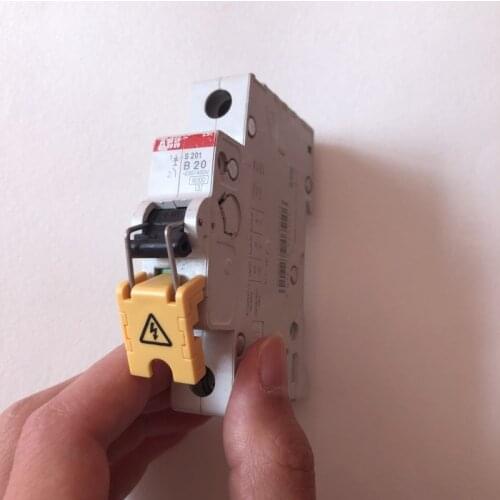 Free delivery 10pcs/lot multi pole MCB lockout master lockout 1P 2P 3P 4P breaker lockout ABB lockout