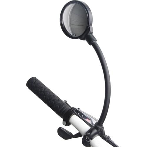 1Pc Black Adjustable Flexible Bicycle Convex Rearview Mirror Bicycle Rearview Mirror MTB Bike Accessories Security Of Cycling