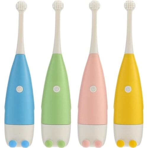 Children Kid Electric Toothbrush Automatic Toothbrush Ultrasonic Electric Toothbrush for Kids, Resistant to Falling and Abrasion