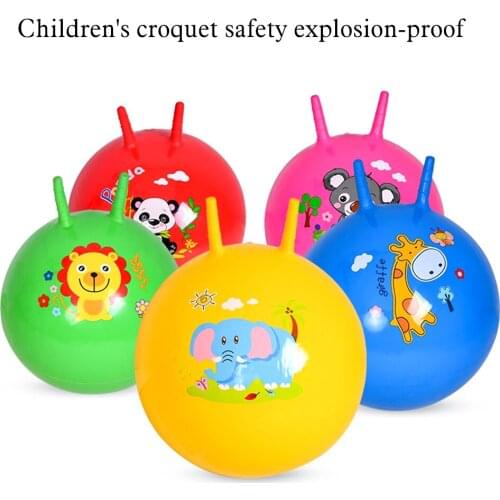 Baby Play Toys Inflatable Bouncing Balls Claw Handle Ball Children Kids Jump Games Sports Toys Educational Inflatable Toy Ball