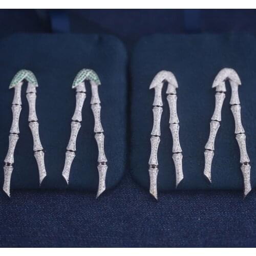 Designer Fashion 925 Sterling Silver Jewelry 3A Cubic Zirconia Party Earring