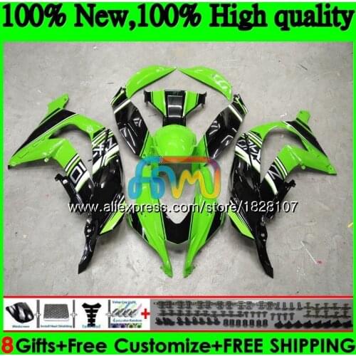 Injection For KAWASAKI ZX-10R 1000CC ZX1000 Green black ZX 10 R 26BS.26 ZX 10R 1000 ZX10R 16 17 18 2016 2017 2018 OEM Fairings