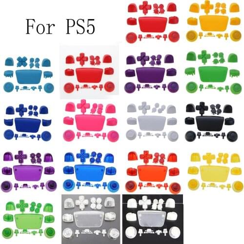 JCD 1 set Controller Button Keys For PS5 Game Controller Handle Cap Cover For PS5 Game Console Repair Parts