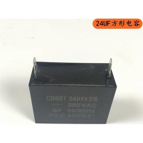 350VAC CBB61 24uf capacitor
