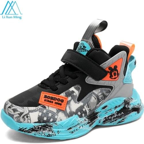 2021 Summer Couple Trend Shock Absorption Flexible Non-slip Wear-Resistant Boys And Girls Indoor And Outdoor Basketball Shoes