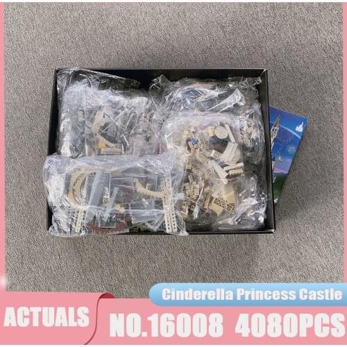 Movie Cinderella Princess Castle Model 16008 Architecture Building Blocks Bricks Toys Kids Birthday Gifts