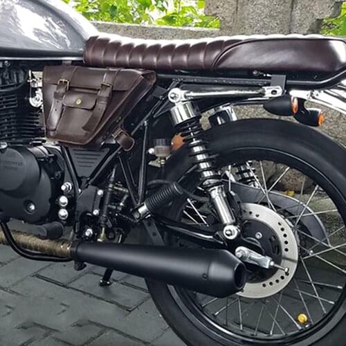 TiOODRE Motorcycle Muffler 4.2cm/ 1.7 inch Megaphone Removable Silencer Exhaust Steel Carbon Scooter Sportproject-pipe Muffler