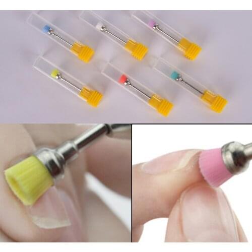 HOT Nail Dust Bit 2Pcs/lot Nail Drill Brushes Electric Machine Files Manicure Brush Cleaning Drills Accessories