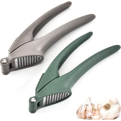 Gray&Green Garlic Press Kitchen Tools Multifunction Manual Pound Squeezer Quality Home Use Accessories Gift 2020NEW Hot Handmade