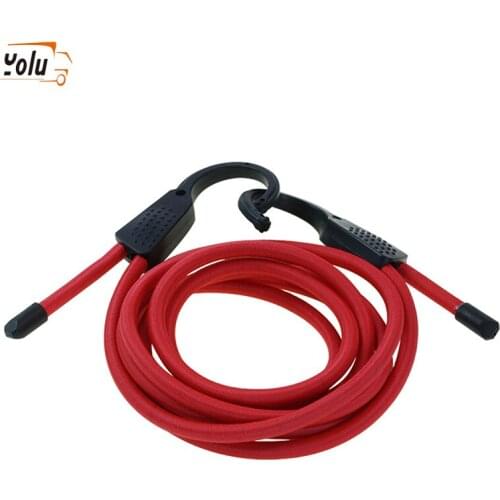 YOLU 3m Car Adjustable Elastic Rope Black Blue Red Convenient vehicle-mounted clothesline Strong Fixed Rear Trunk Straps