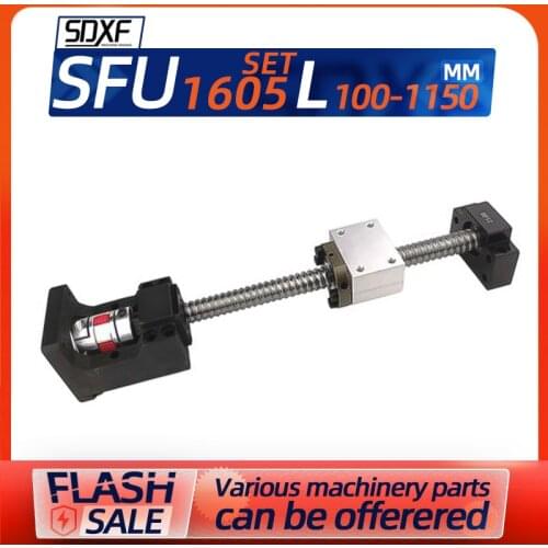 One set, ball screw +HM12-57 c7 /C5, the material is iron, SFU1605 + BKBF12 + DSG16H, + XB25 * 30 coupling, factory direct sales