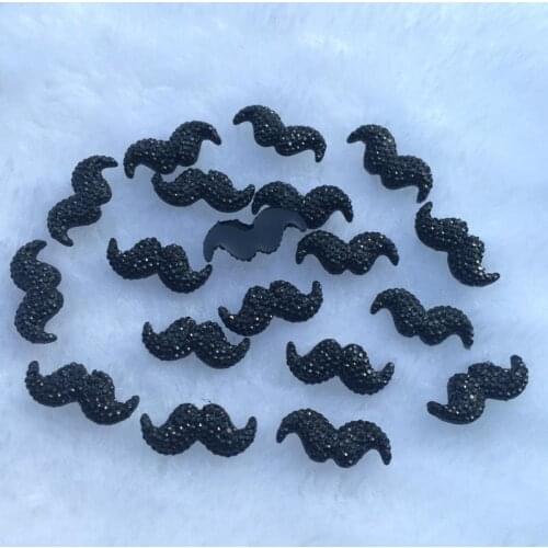 YUSDTSHA 30pcs 7*16mm Beard shape Flatback Resin Rhinestones crafts clothing Jewelry Accessories DIY decoration -S89