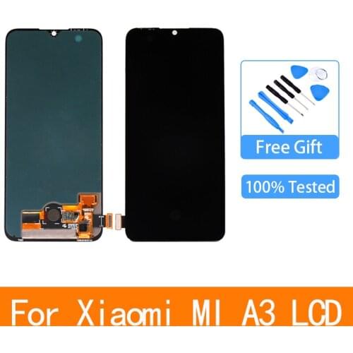 6.09" For Xiaomi MI A3 LCD Display Touch Screen Digitizer For Super Amoled Xiaomi Mi CC9E LCD CC9e Replacements Parts