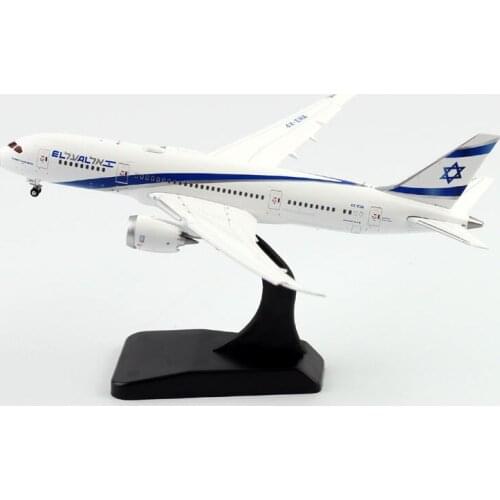 1:400 Scale Israel Airways B787-8 Airlines Model with Base Alloy Aircraft For Collectible Souvenir Show Gift Toys