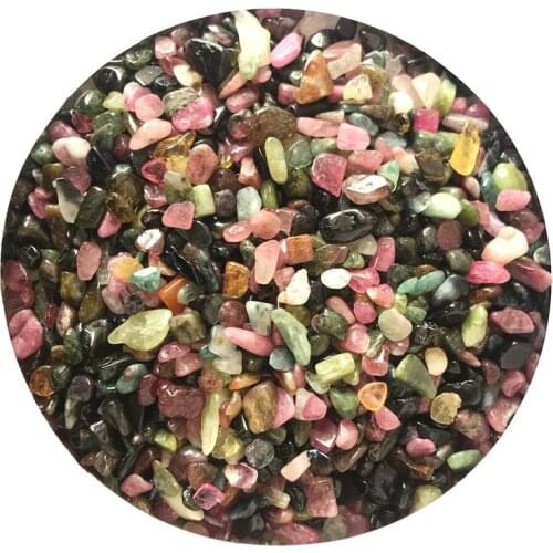 100gBrazil Natural Tourmaline Gravel Original Stone Mineral Purify Degaussing Fish Tank Ornamental Specimen Geological Teaching