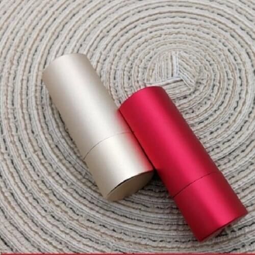 12.1mm Aluminum Empty Lipstick Tube Refillable DIY Lip Gloss Lip Balm Containers Cosmetic Packaging Bottle 10pcs/Lot