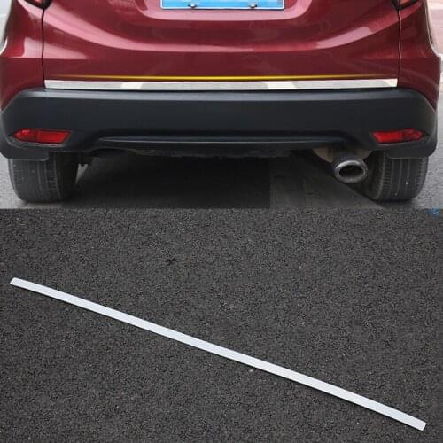 For Honda HRV HR-V Vezel 2014 2015 2016 2017 Stainless Steel Car Styling Accessories Rear Trunk Bumper Tail Gate Door Cover Trim