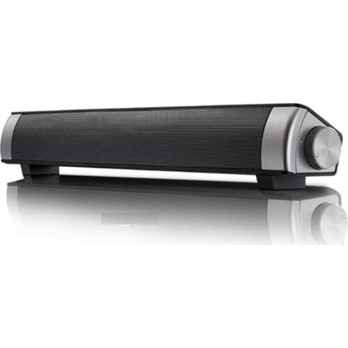 Soundbar TV Subwoofer Boombox Wireless Bluetooth Speakers Stereo Bass Sound Box with Mic TF card for Smartphone Tablet PC