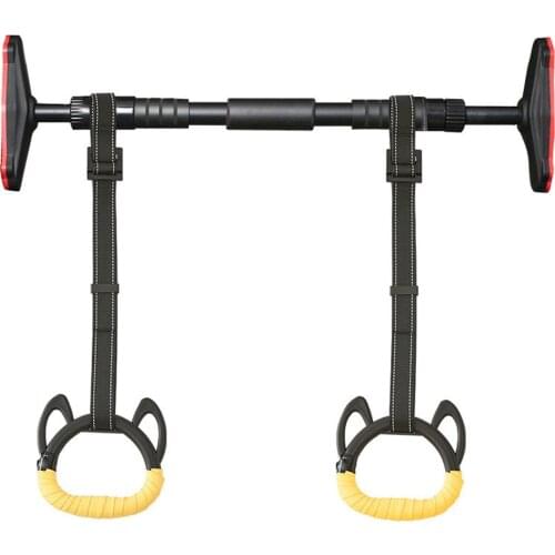 Kids Gymnastic Gym Lifting Ring Adjustable Strap Hand Tapes Children Gym Pull Up Strength Training Equipment Strength