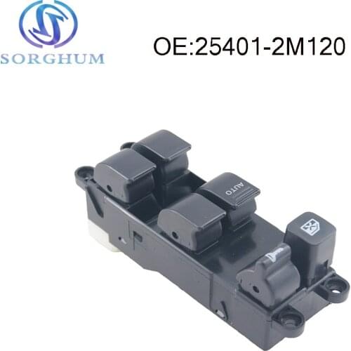 Electric Power Window Master Switch for Nissan Navara Bluebird Sunny Primera OEM 25401-2M120 25401-0W010