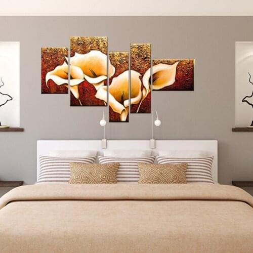 Classic European Style Hand Painted Oil Painting On Canvas Wall Art Flower Pictures Modern Abstract Paintings For Living Room