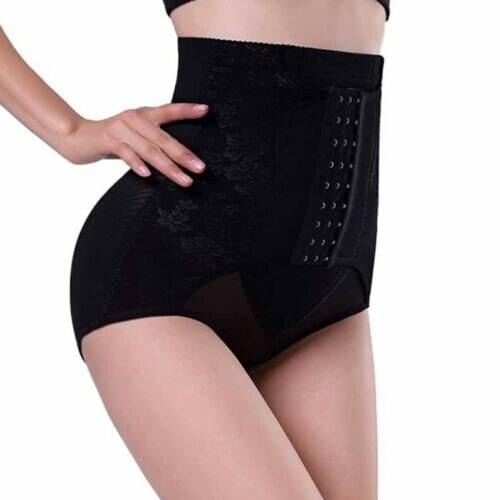 Women Lady Firm Control Body Shape Control Slimming Tummy Corset High Waist Briefs Shapewear Model Tape Waist Trainer