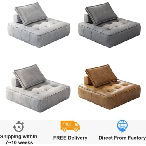 Lazy Sofa Small-Sized Italian Tatami Modern Minimalist Living Room corner sofa living room leather sofa couch