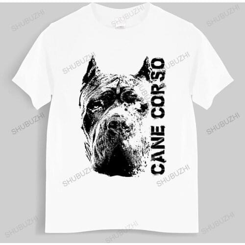 Fashion brand t shirt mens Cotton T-Shirt Cane Corso Head - Dog Customize T Shirts unisex t-shirt teenagers cool tops