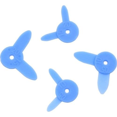 4Pcs/Set Dental Interproximal Reduction Gauge Reciprocating IPR System Orthodontic Treatment Gap Measuring Ruler Dentist Tools