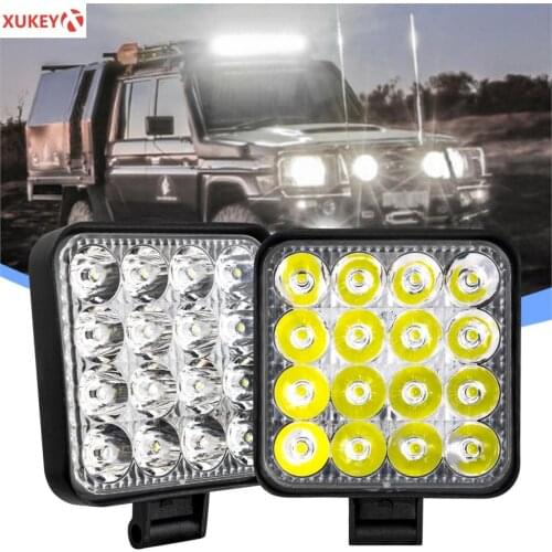 Pair 4Inch Flood LED Light Bar for Tractor Offroad 4WD Truck ATV UTV SUV Driving Lamp Daytime Running Light Automotive Light Bar