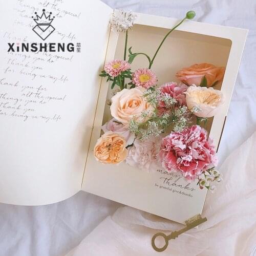 2pcs Gift box book flower creative bouquet floriculture INS style Korean teachers Day Thanksgiving Valentines Day christmas