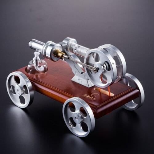 Stirling Principle Engine Model Toy Car Green Environment Protection Interesting Science