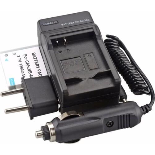 PROBTY NB-6L NB 6L NB6L Battery + DC Charger Kit For Canon IXUS 85 IS IXUS 95 IS IXY 110 IS PowerShot D10 S90 SD1200 Camera