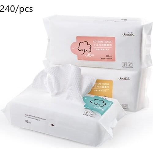 40pcs 80pcs Cotton Tissue Pads Skin Care Soft Makeup Remover Wipes Nail Art Polish Wipe
