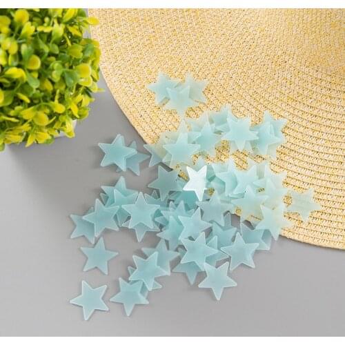 Stars Glowing Wall Stickers Luminous Fluorescent Wall Stickers For Kids Baby Room Bedroom 3D Wall Stickers