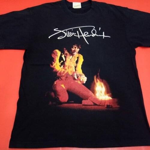 Vintage Jimmy hendrix singer 90 large mens t shirt